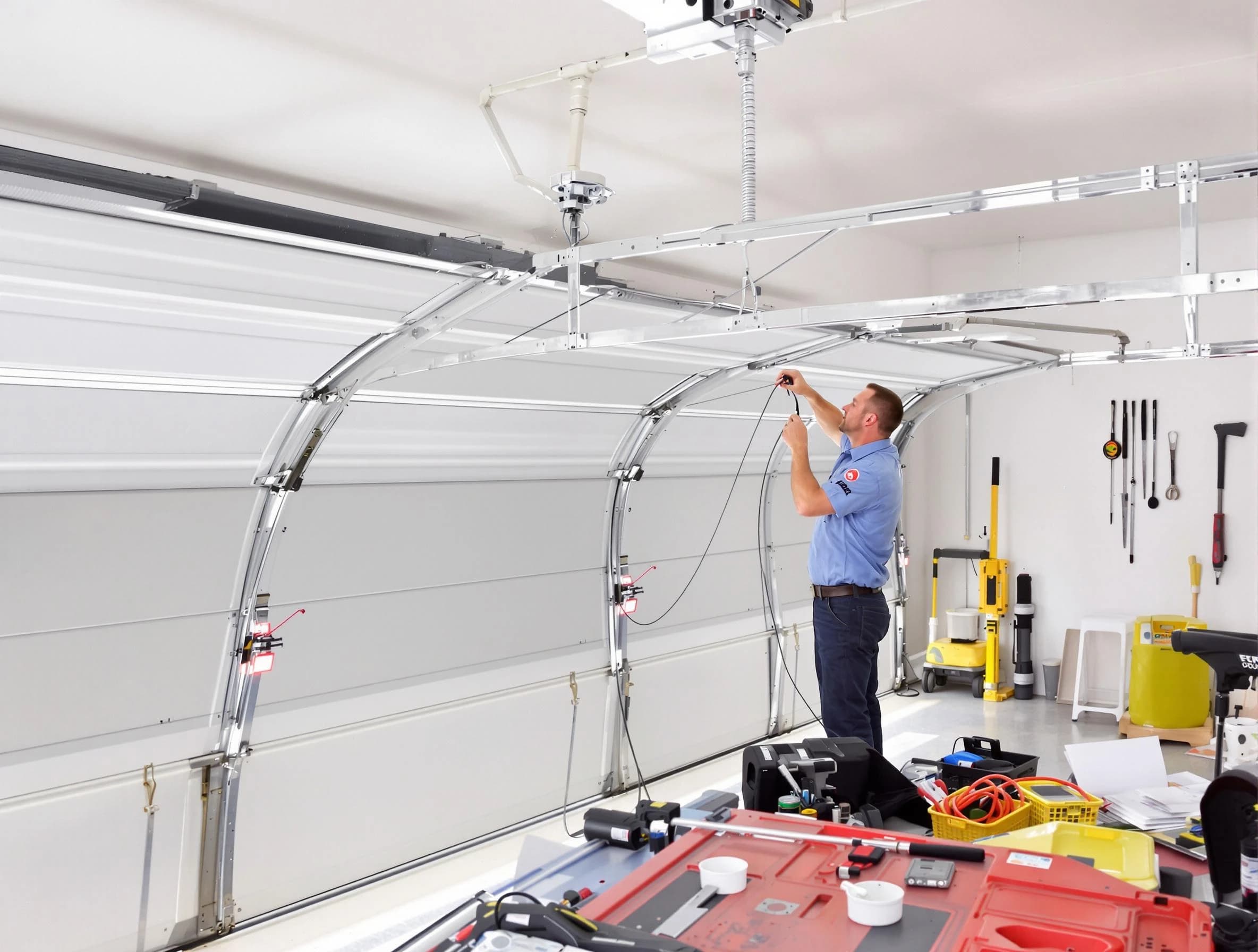 Garage door cable repair service by Nashua Garage Door Repair in Nashua