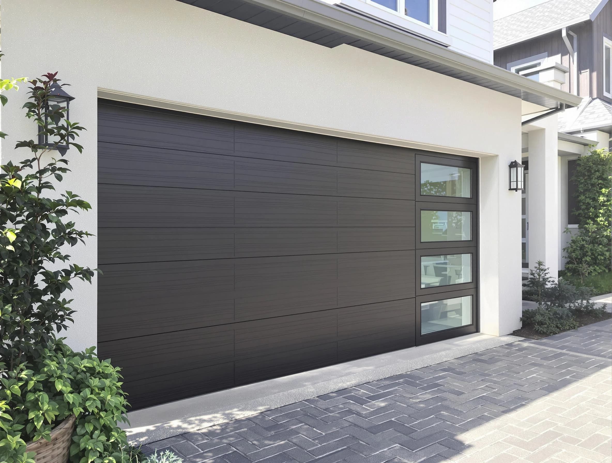 Custom garage door installation by Nashua Garage Door Repair in Nashua