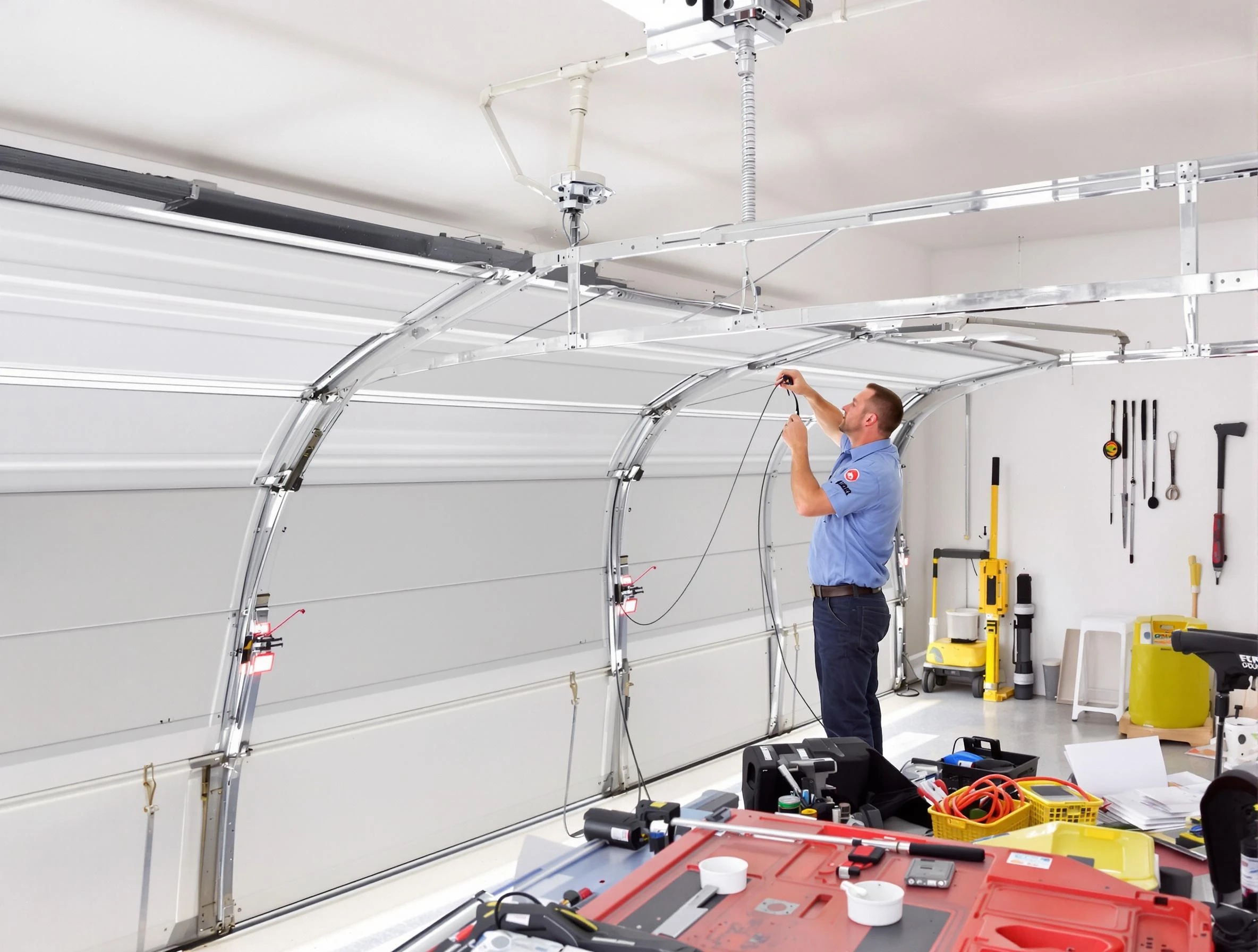 Garage door cable repair service by Nashua Garage Door Repair in Nashua