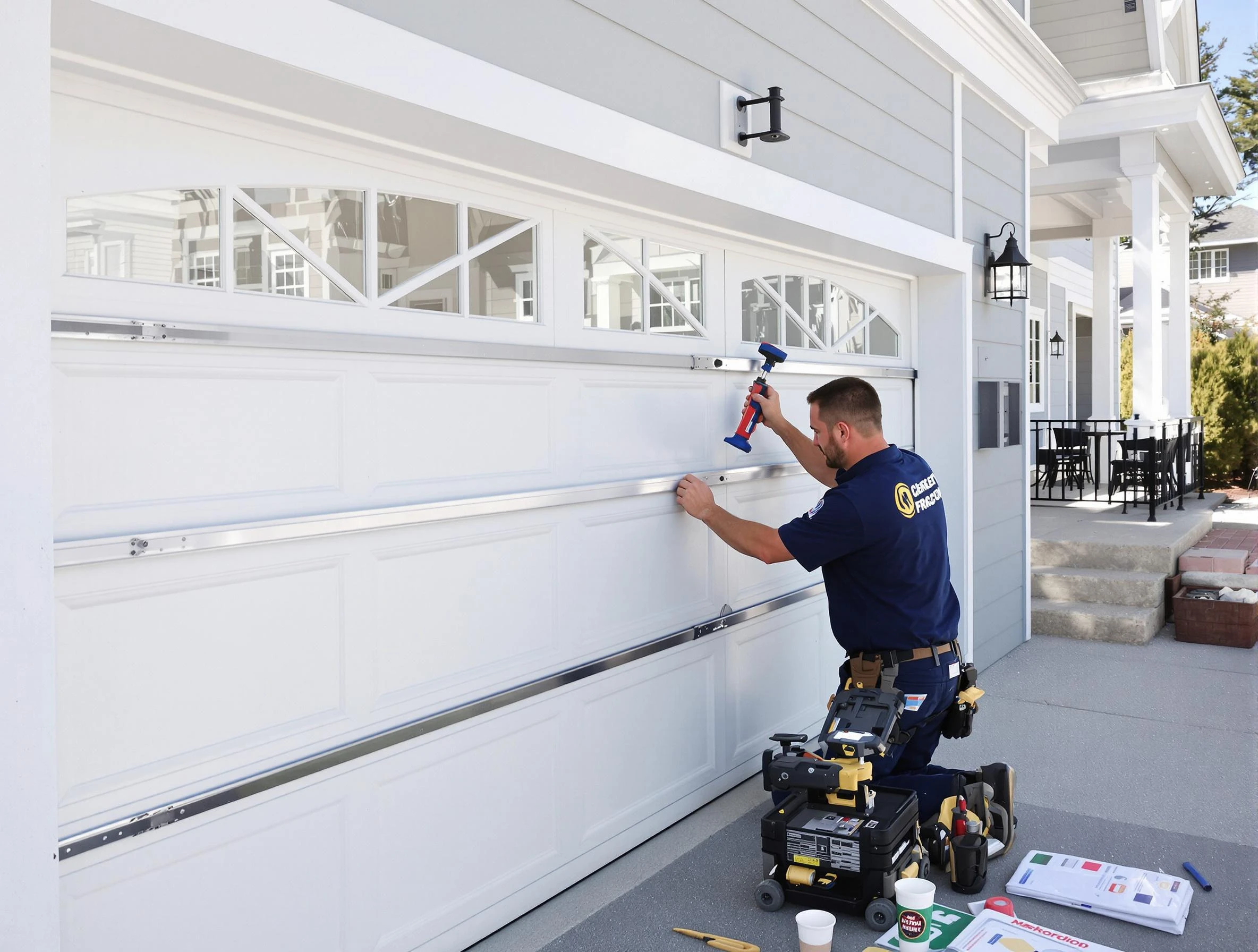 Professional garage door installation by Nashua Garage Door Repair in Nashua
