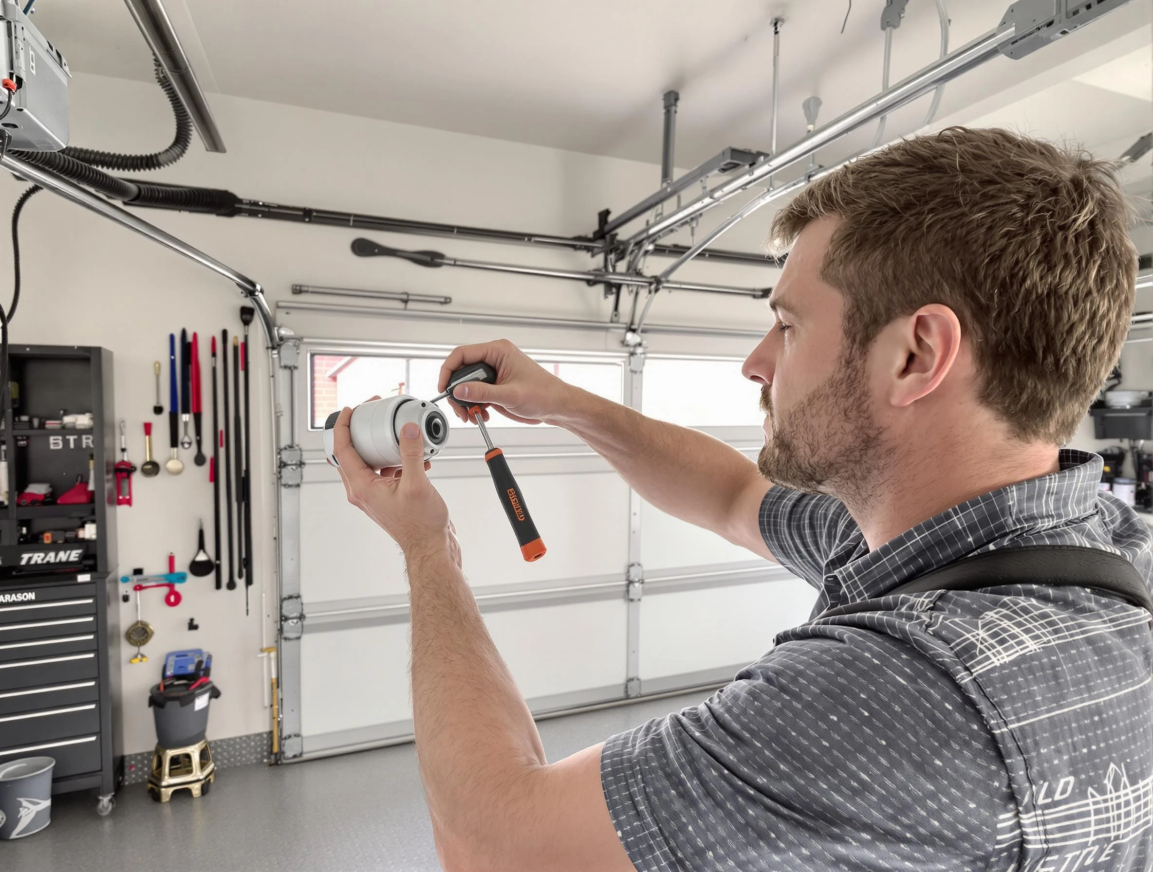 Garage door opener repair service by Nashua Garage Door Repair in Nashua