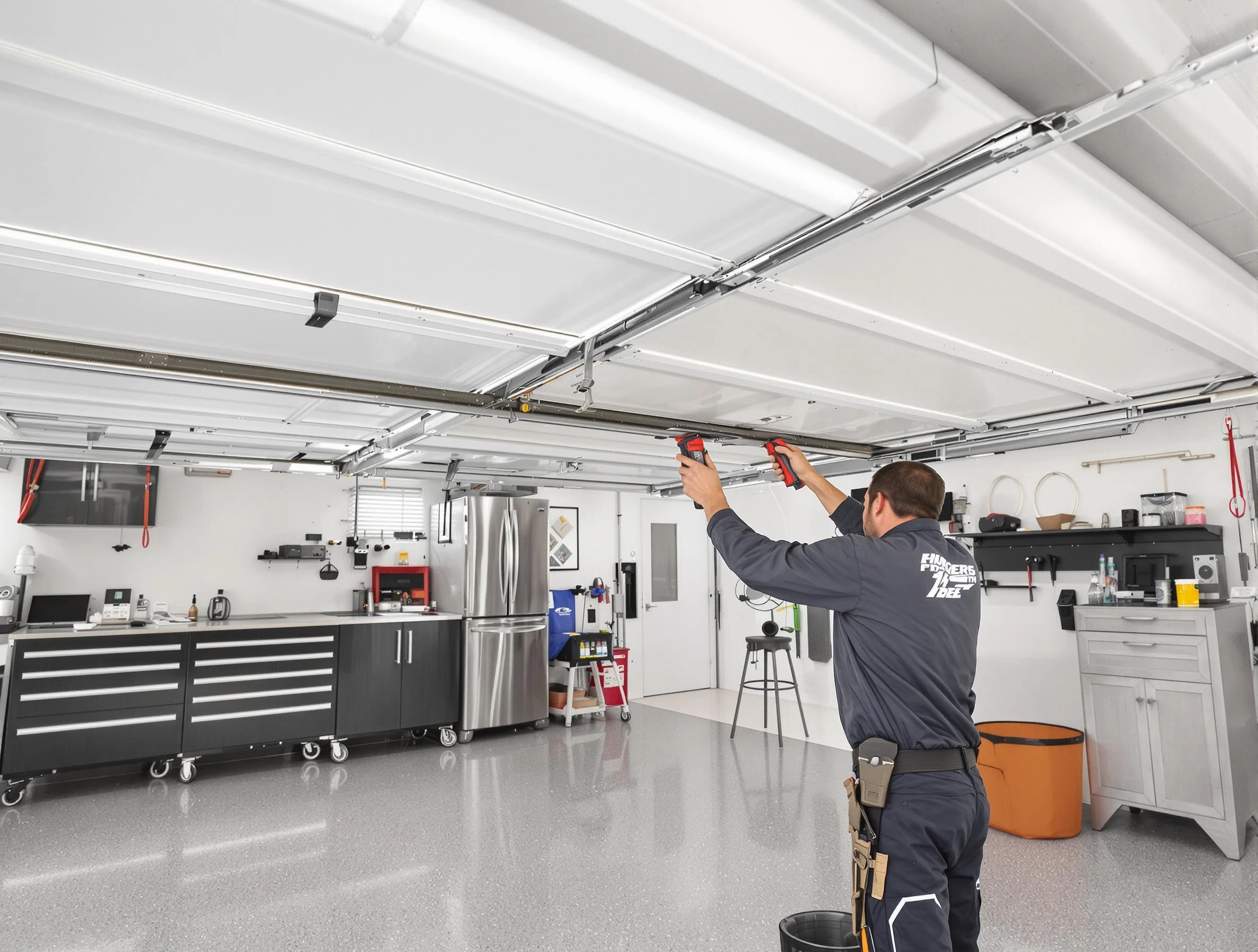 Overhead garage door repair service by Nashua Garage Door Repair in Nashua
