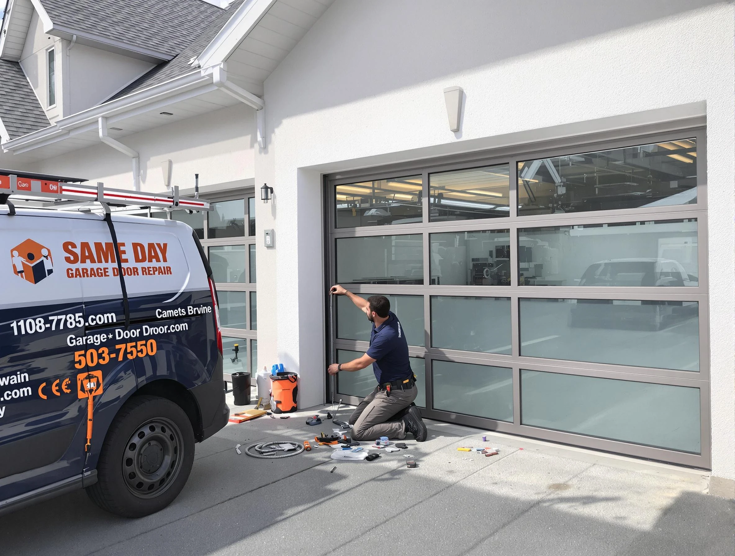 Same-day garage door repair service by Nashua Garage Door Repair in Nashua